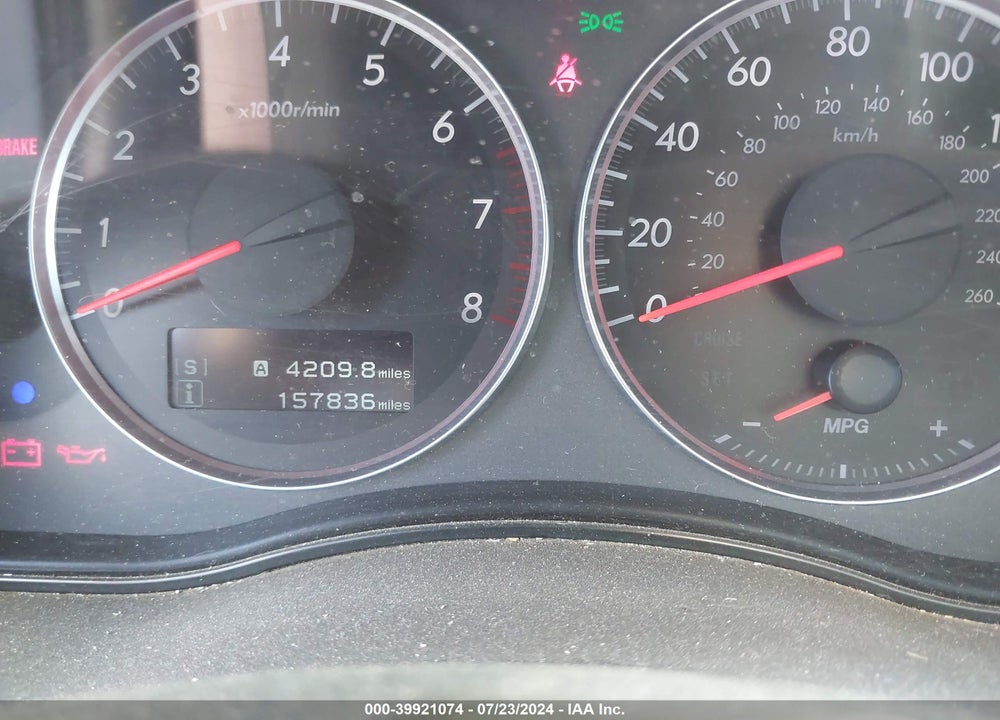 2009 SUBARU OUTBACK 2.5XT LIMITED VIN: 4S4BP63CX96323653