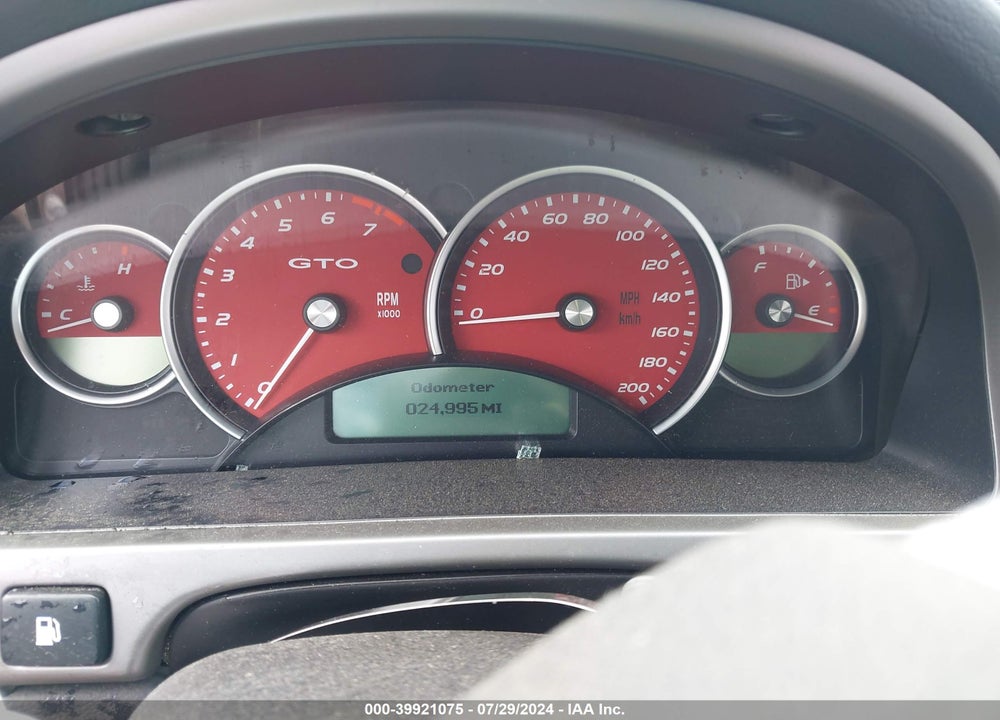 2006 PONTIAC GTO VIN: 6G2VX12U96L826528
