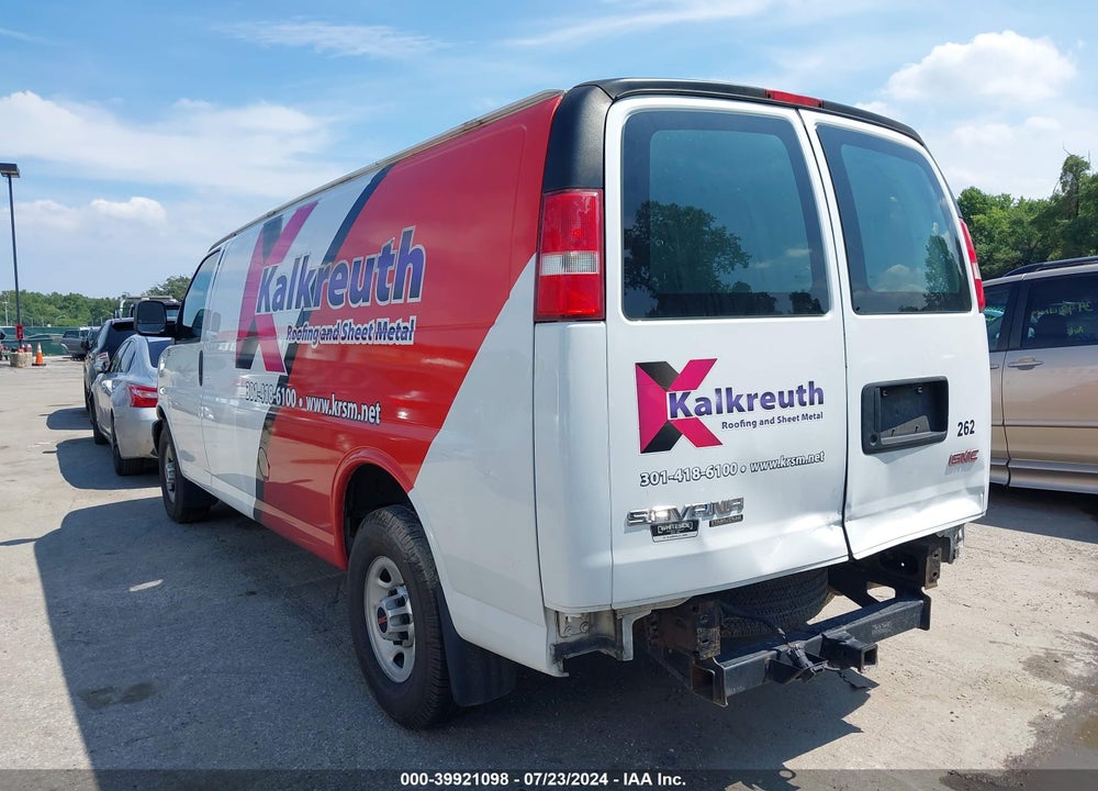 2016 GMC SAVANA 2500 WORK VAN VIN: 1GTW7BFG7G1163805