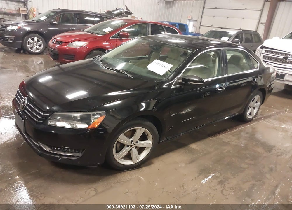 2013 VOLKSWAGEN PASSAT 2.5L SE VIN: 1VWBH7A34DC144817