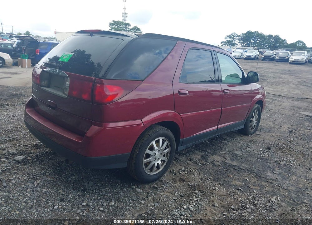 2006 BUICK RENDEZVOUS CX VIN: 3G5DB03L76S539922