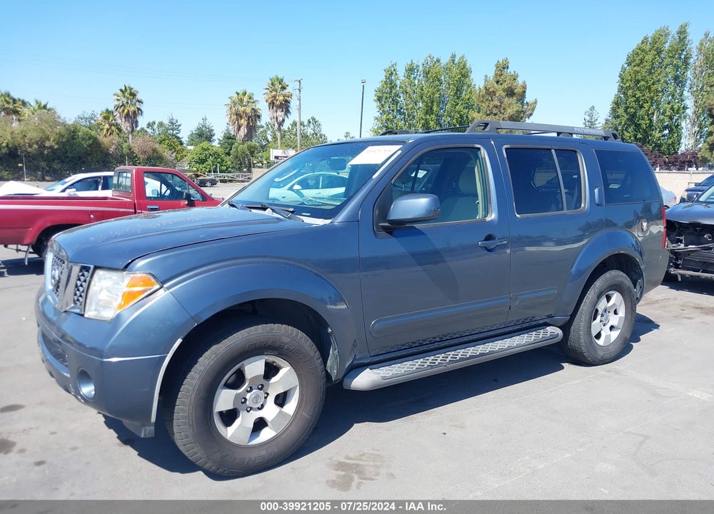 2006 NISSAN PATHFINDER SE VIN: 5N1AR18W16C627351