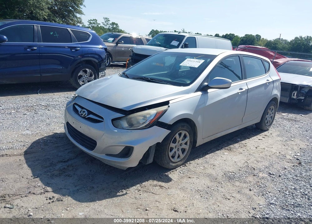 2012 HYUNDAI ACCENT GS VIN: KMHCT5AE9CU027119