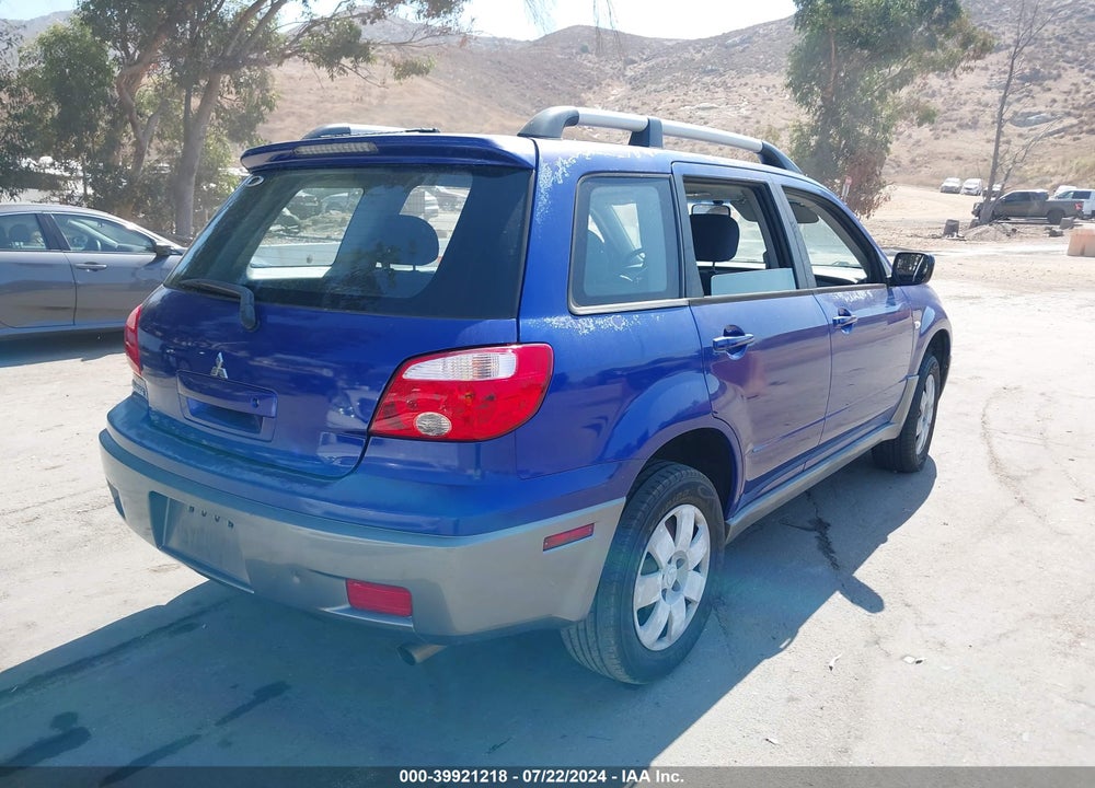 2006 MITSUBISHI OUTLANDER LS VIN: JA4LX31F96U030526