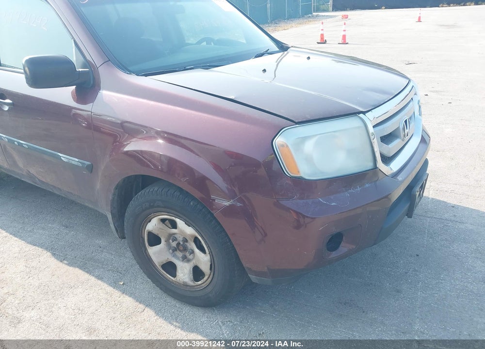 2010 HONDA PILOT LX VIN: 5FNYF4H21AB027757