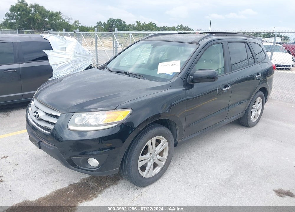 2012 HYUNDAI SANTA FE LIMITED V6 VIN: 5XYZK4AG4CG117809