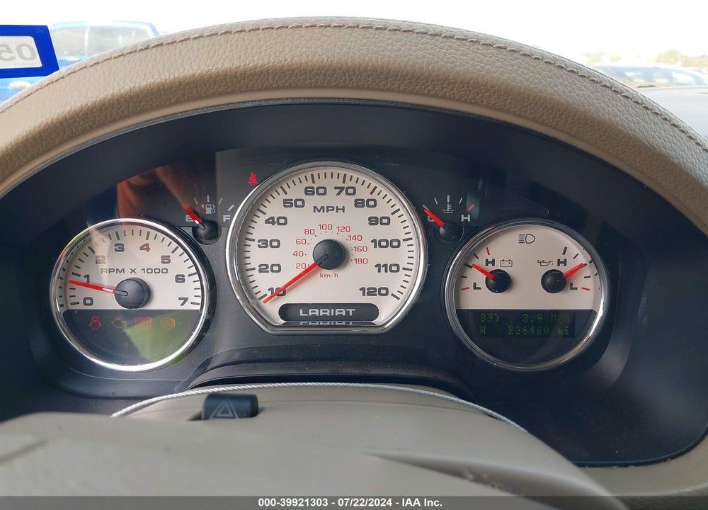 2007 FORD F-150 LARIAT/XLT VIN: 1FTPW12V87KC54744