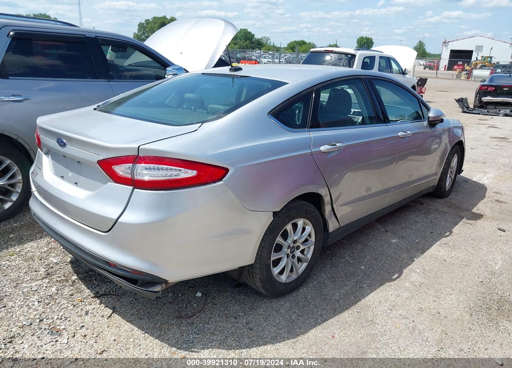 2016 FORD FUSION S VIN: 3FA6P0G76GR227766