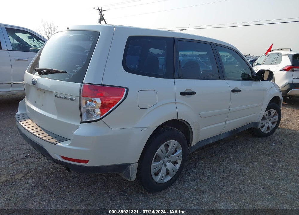2009 SUBARU FORESTER 2.5X VIN: JF2SH61629H724229