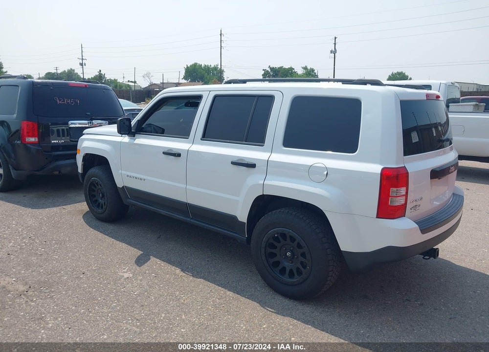2015 JEEP PATRIOT SPORT VIN: 1C4NJRBB9FD121407