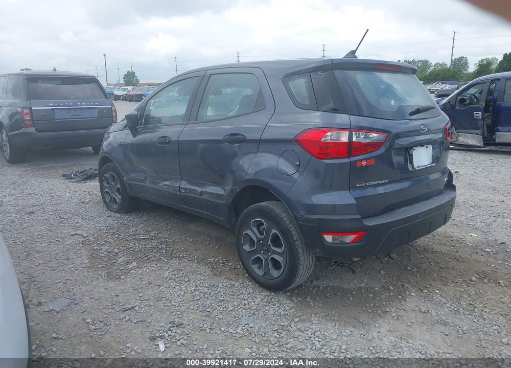 2020 FORD ECOSPORT S VIN: MAJ6S3FL1LC370017