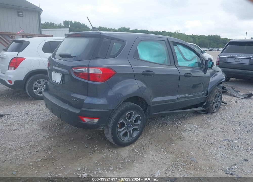 2020 FORD ECOSPORT S VIN: MAJ6S3FL1LC370017