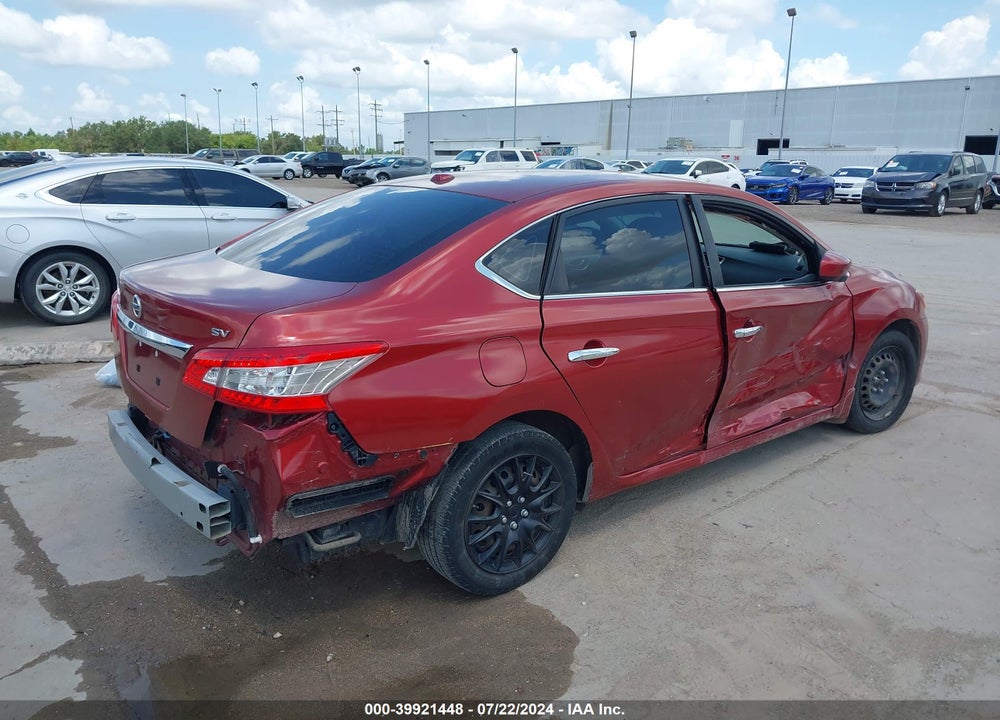 2015 NISSAN SENTRA SV VIN: 3N1AB7AP7FY290998