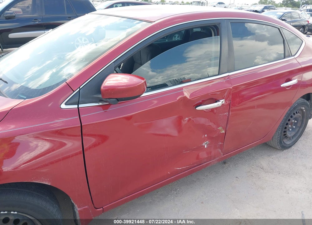 2015 NISSAN SENTRA SV VIN: 3N1AB7AP7FY290998