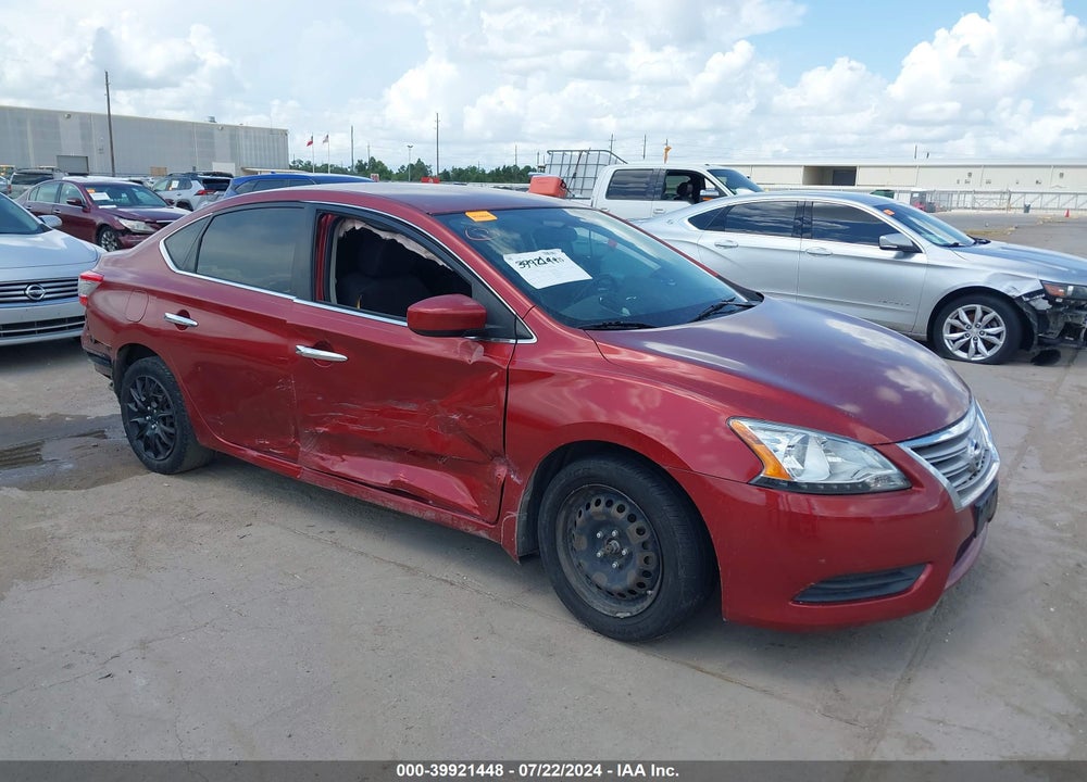 2015 NISSAN SENTRA SV VIN: 3N1AB7AP7FY290998