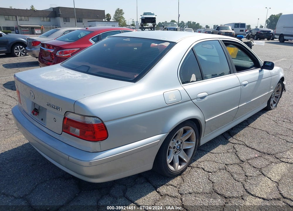 2002 BMW 525IA VIN: WBADT434X2GZ98986