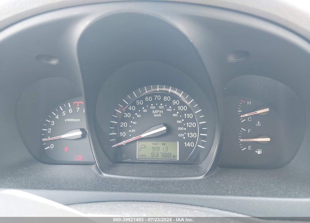 2008 KIA SPECTRA EX VIN: KNAFE122X85545487