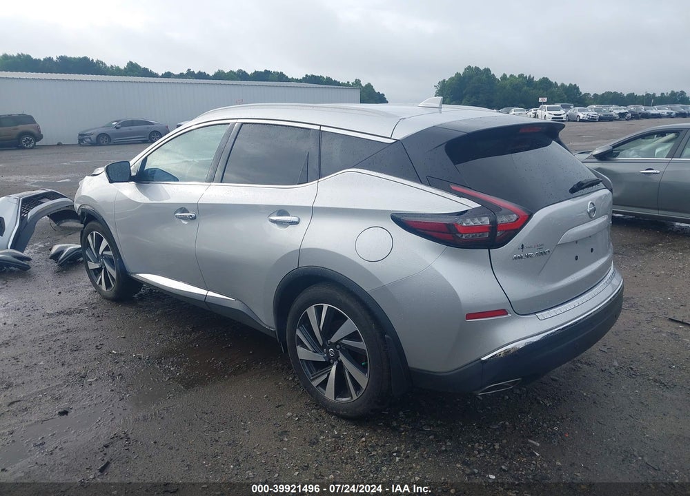 2022 NISSAN MURANO SL FWD VIN: 5N1AZ2CJ2NC107109