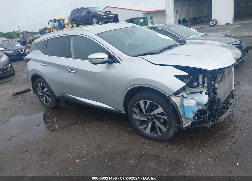 2022 NISSAN MURANO SL FWD VIN: 5N1AZ2CJ2NC107109