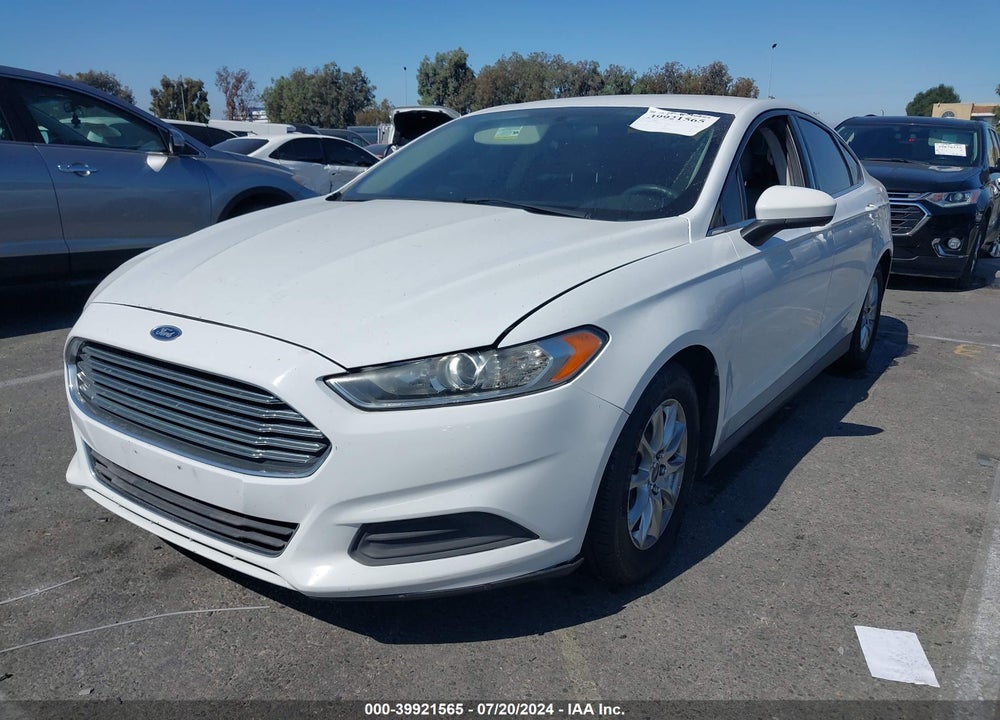 2015 FORD FUSION S VIN: 3FA6P0G77FR305986