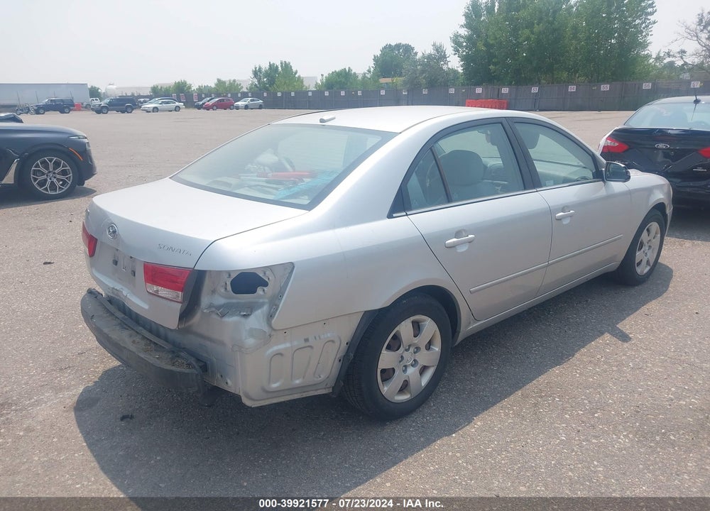 2008 HYUNDAI SONATA GLS VIN: 5NPET46C18H309755