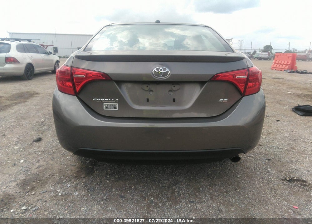 2017 TOYOTA COROLLA SE VIN: 2T1BURHEXHC780060