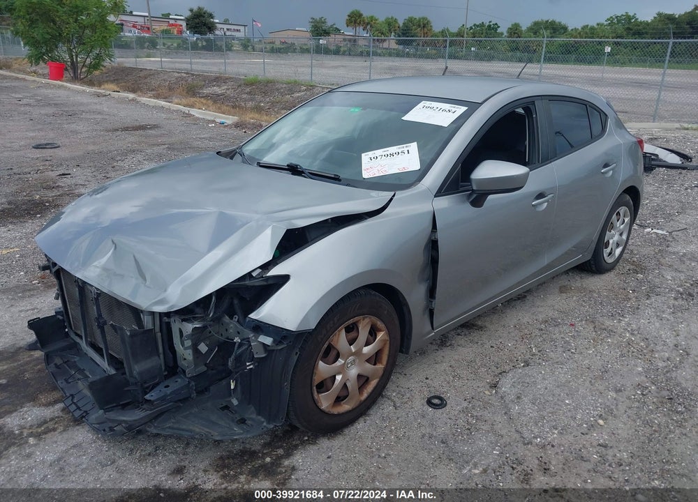 2015 MAZDA 3 I SPORT VIN: 3MZBM1K78FM180845