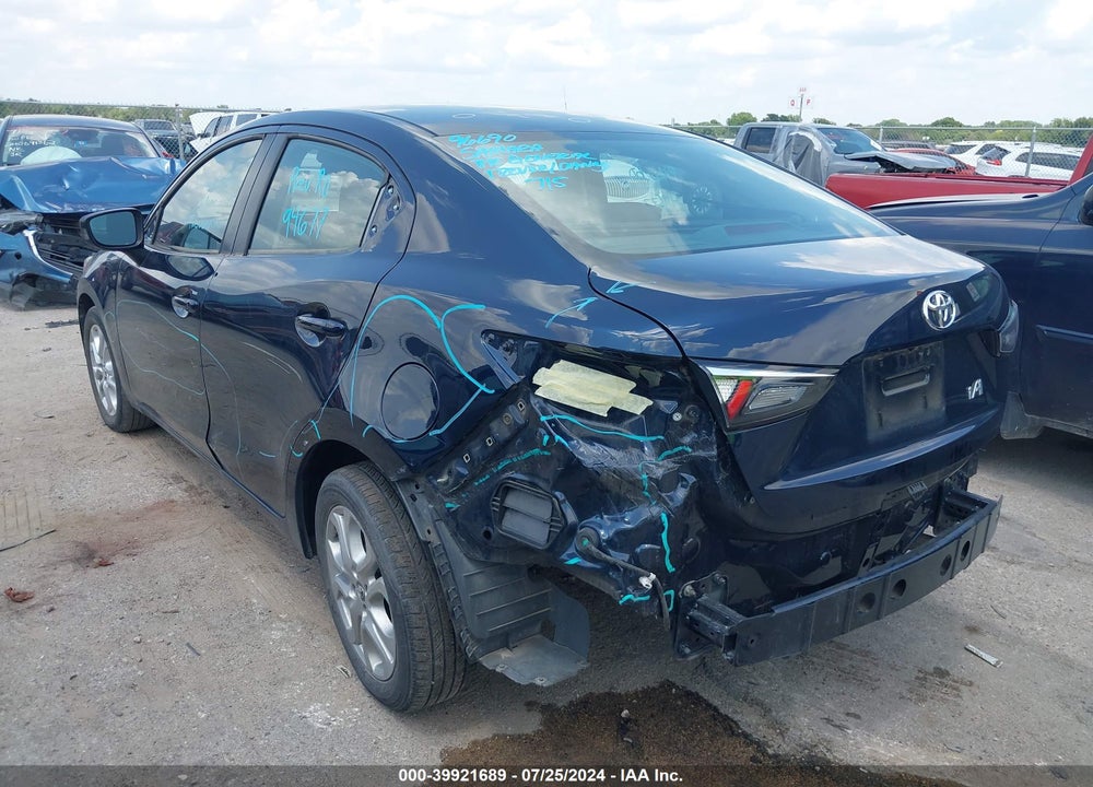 2018 TOYOTA YARIS IA VIN: 3MYDLBYV7JY327380