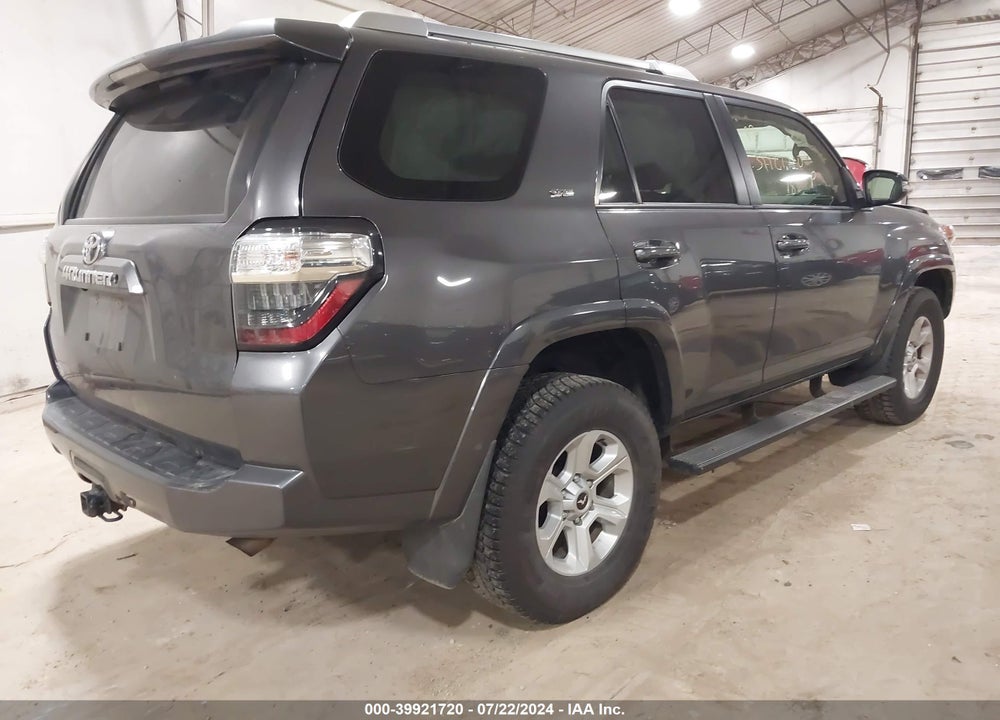 2018 TOYOTA 4RUNNER SR5 PREMIUM VIN: JTEBU5JR4J5529331