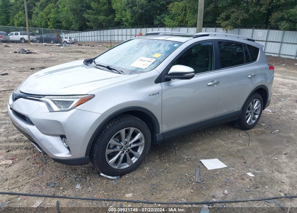 2016 TOYOTA RAV4 HYBRID LIMITED VIN: JTMDJREV2GD052787
