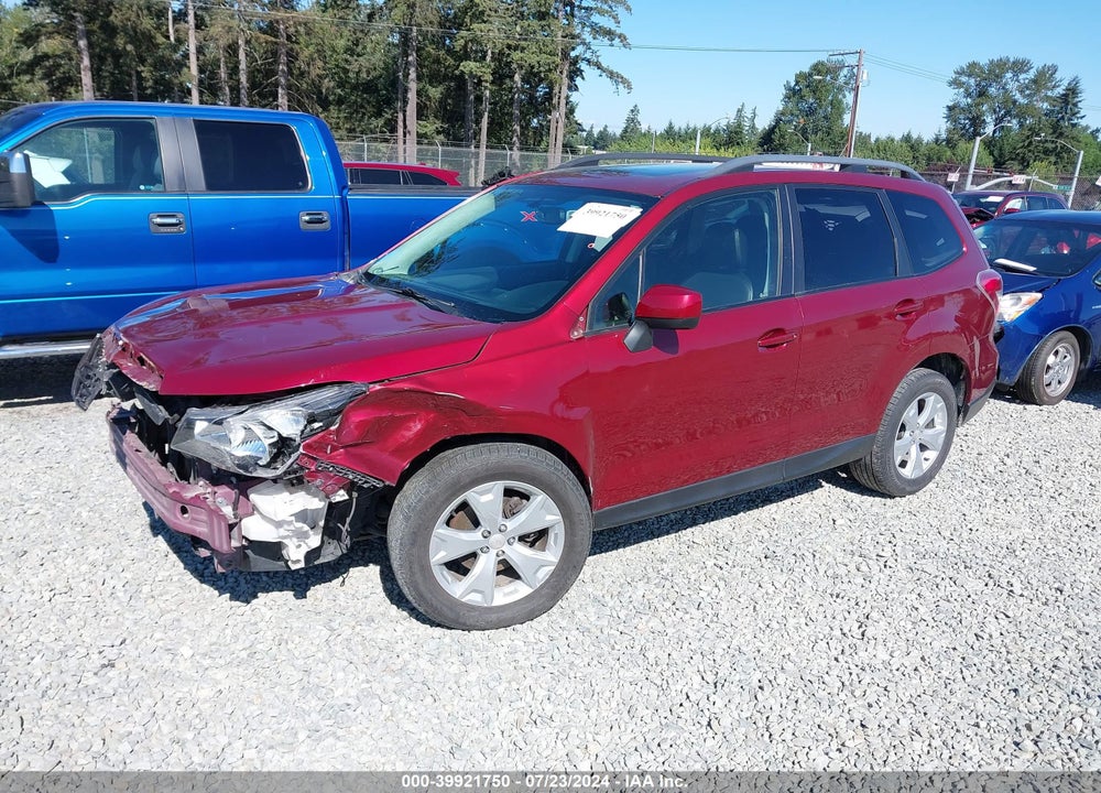 2014 SUBARU FORESTER 2.5I PREMIUM VIN: JF2SJAGC8EH510280