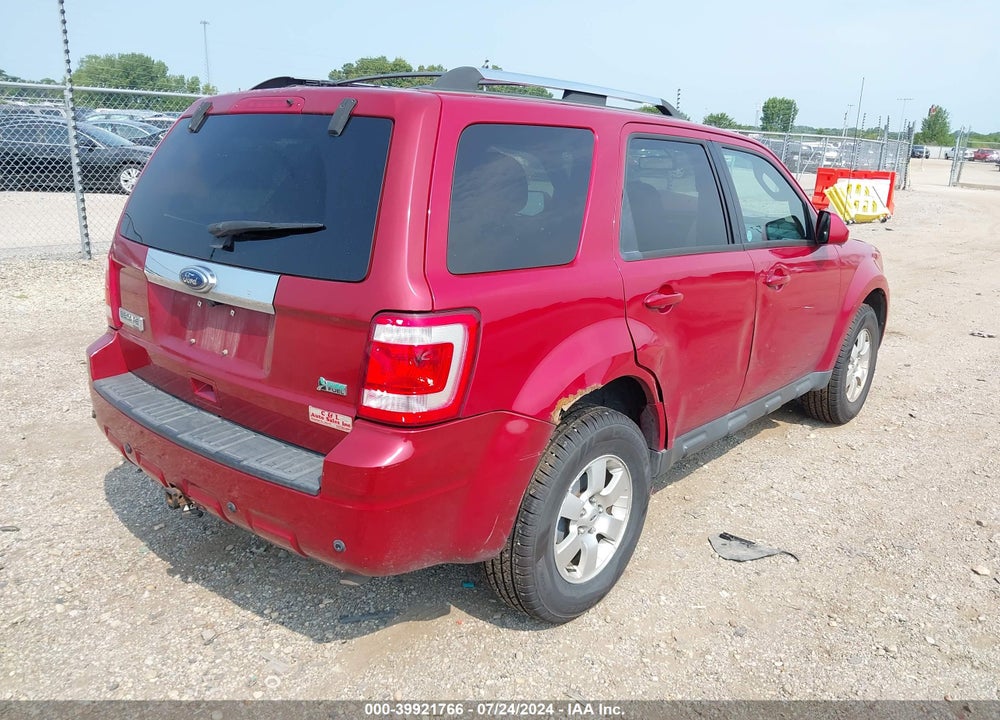 2011 FORD ESCAPE LIMITED VIN: 1FMCU9EG0BKA48273