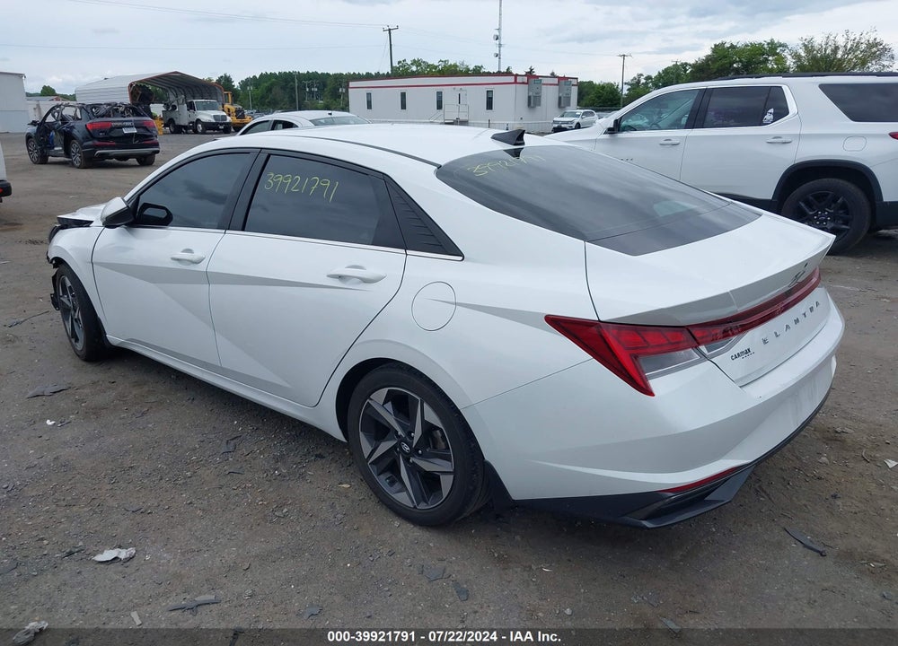 2022 HYUNDAI ELANTRA SEL VIN: 5NPLN4AG1NH072398