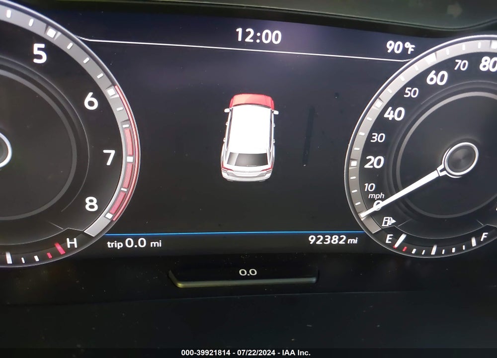 2019 VOLKSWAGEN ATLAS 3.6L V6 SEL VIN: 1V2MR2CA0KC536874