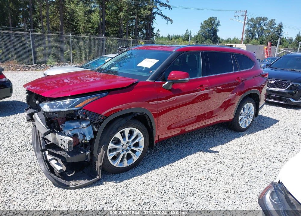 2020 TOYOTA HIGHLANDER LIMITED VIN: 5TDDZRBH1LS007944