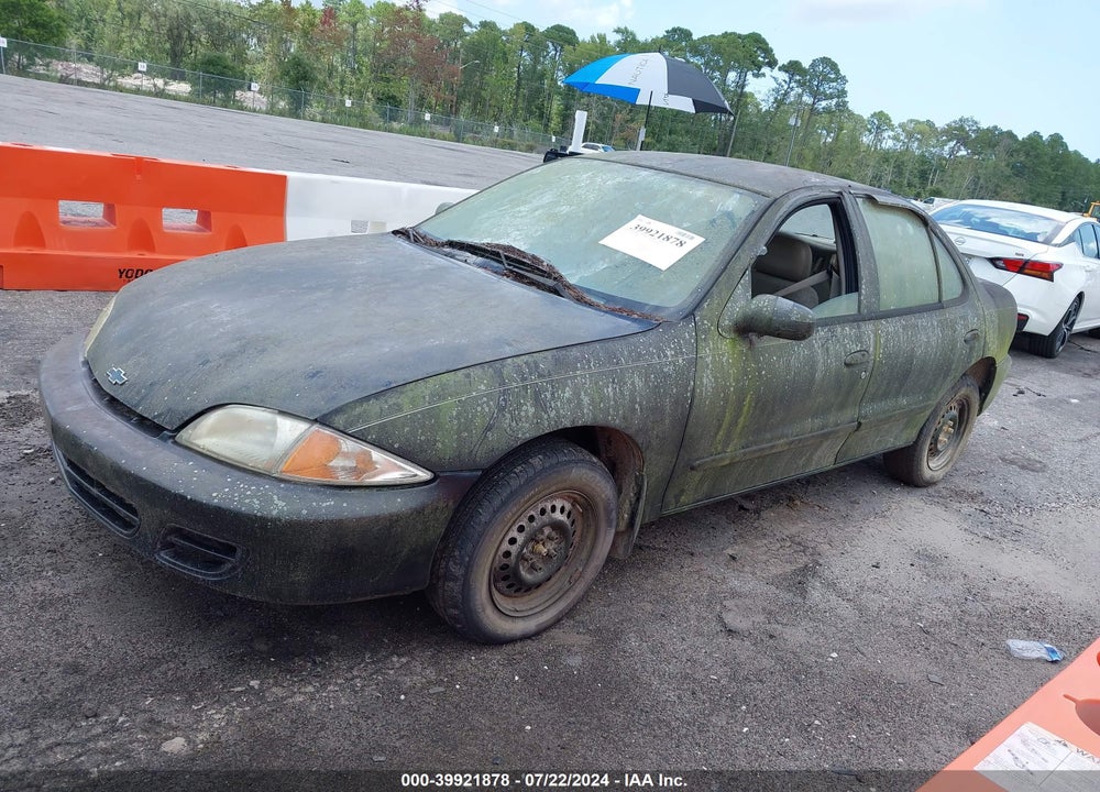 2002 CHEVROLET CAVALIER VIN: 1G1JC524927231250