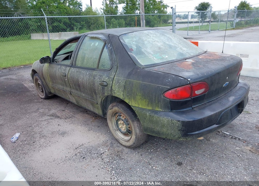 2002 CHEVROLET CAVALIER VIN: 1G1JC524927231250