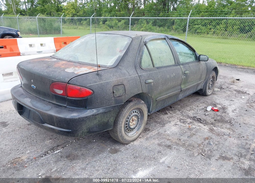 2002 CHEVROLET CAVALIER VIN: 1G1JC524927231250