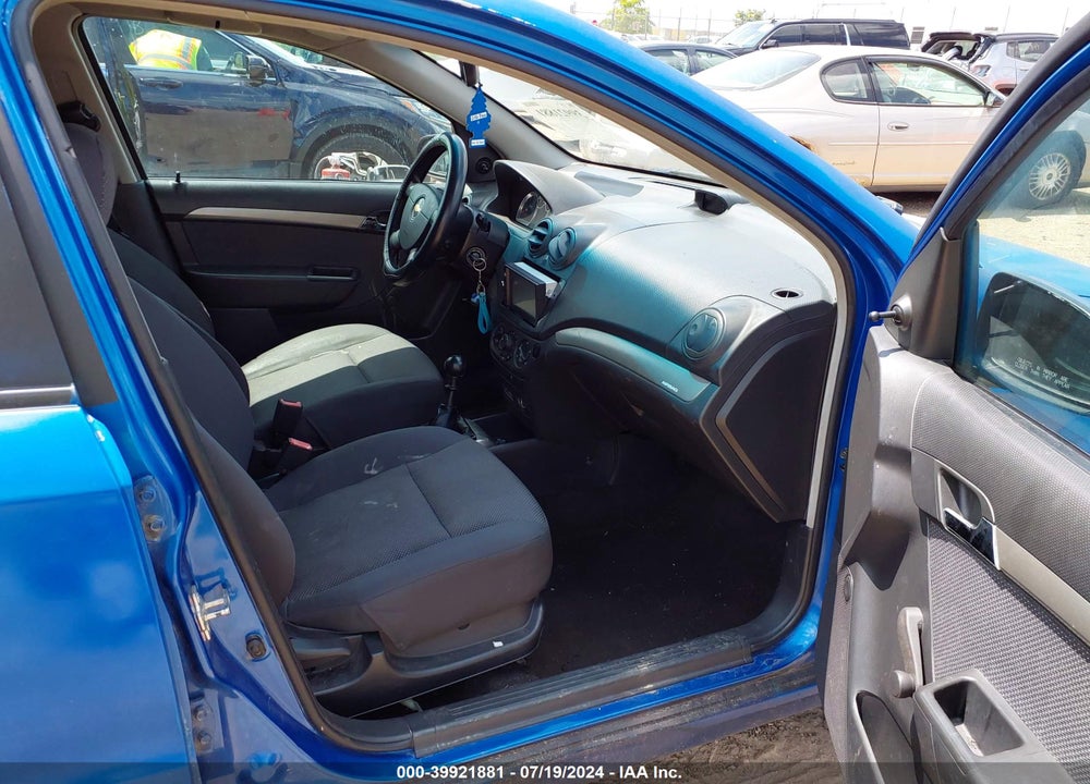 2007 CHEVROLET AVEO LS VIN: KL1TD56617B186437