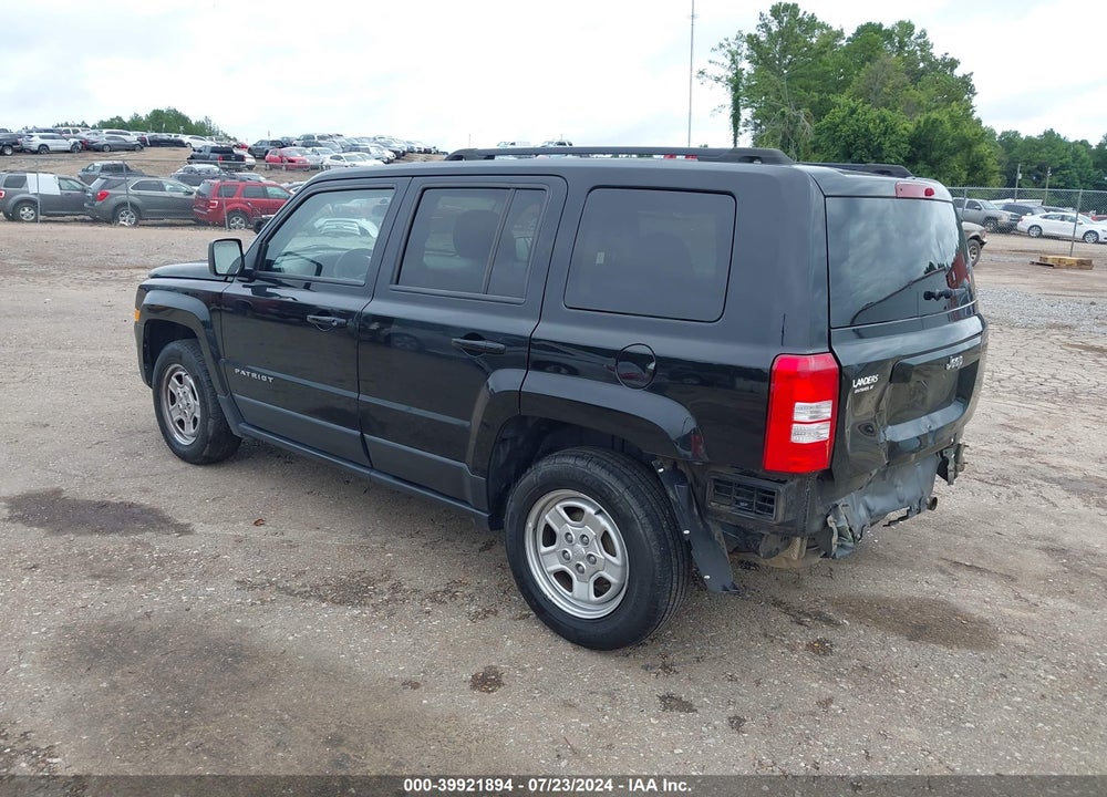 2015 JEEP PATRIOT SPORT VIN: 1C4NJPBA1FD208990