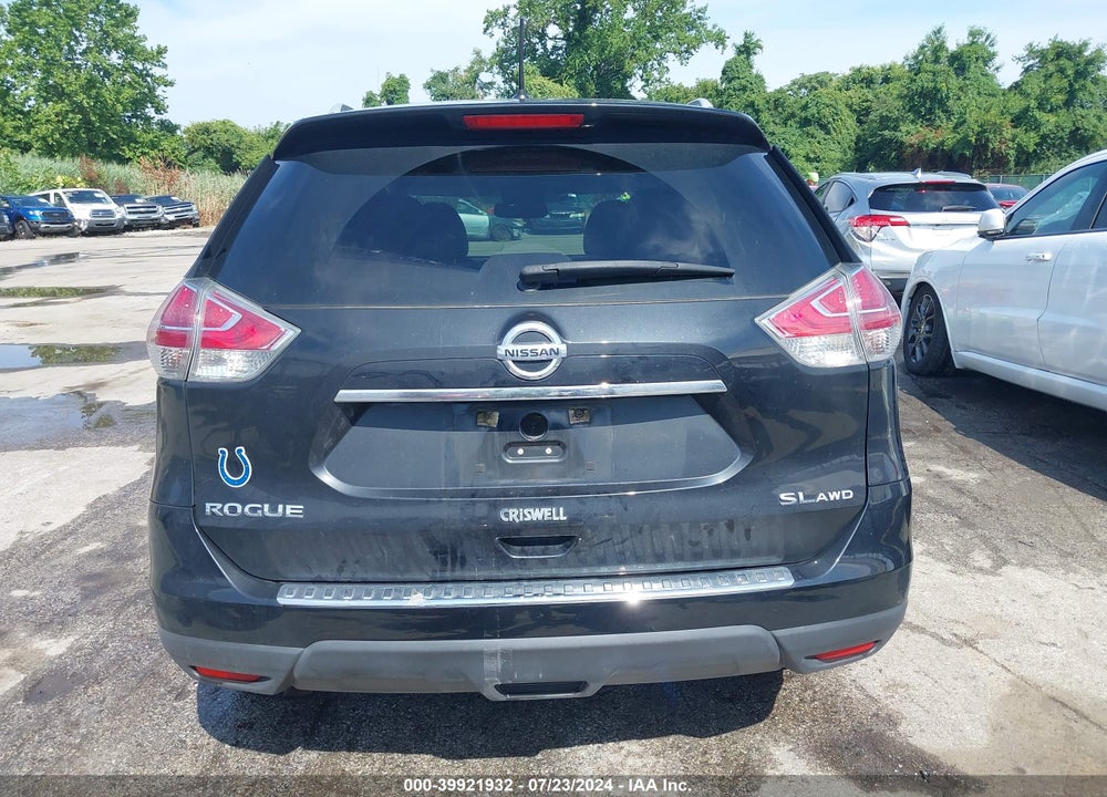 2016 NISSAN ROGUE SL VIN: 5N1AT2MV6GC758233