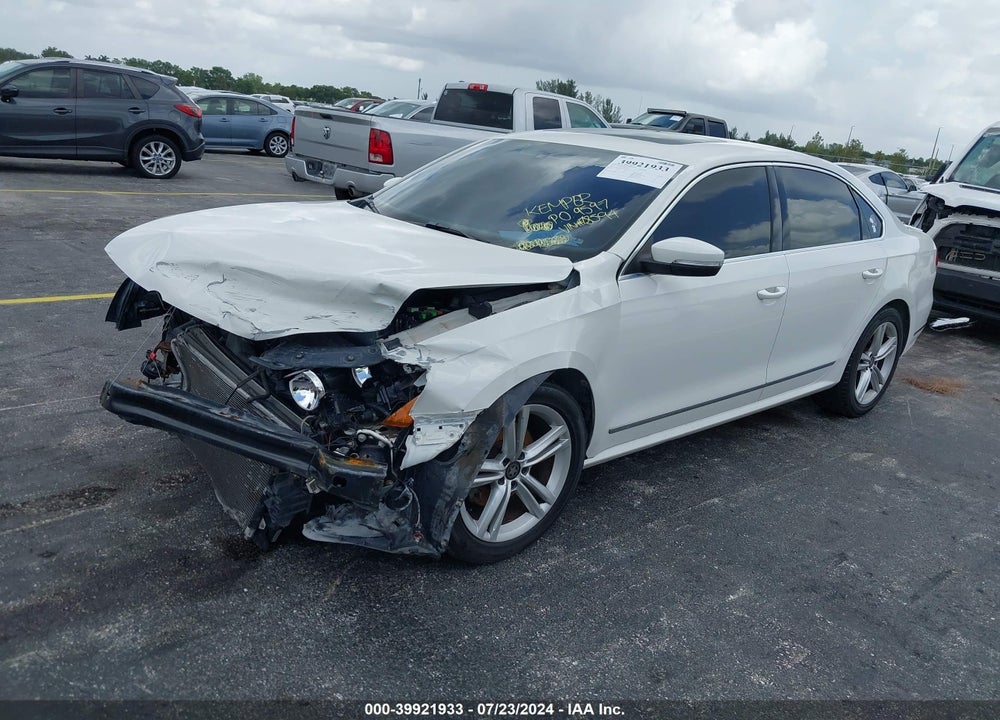 2014 VOLKSWAGEN PASSAT 2.0L TDI SEL PREMIUM VIN: 1VWCN7A3XEC078594