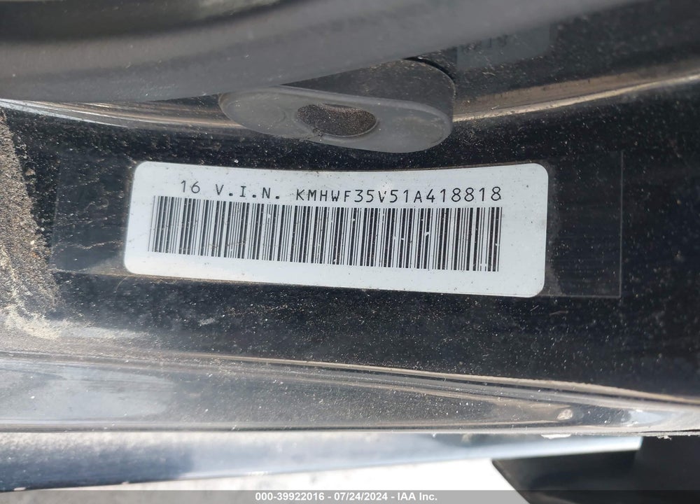 2001 HYUNDAI SONATA GLS/GLS W/LEATHER VIN: KMHWF35V51A418818