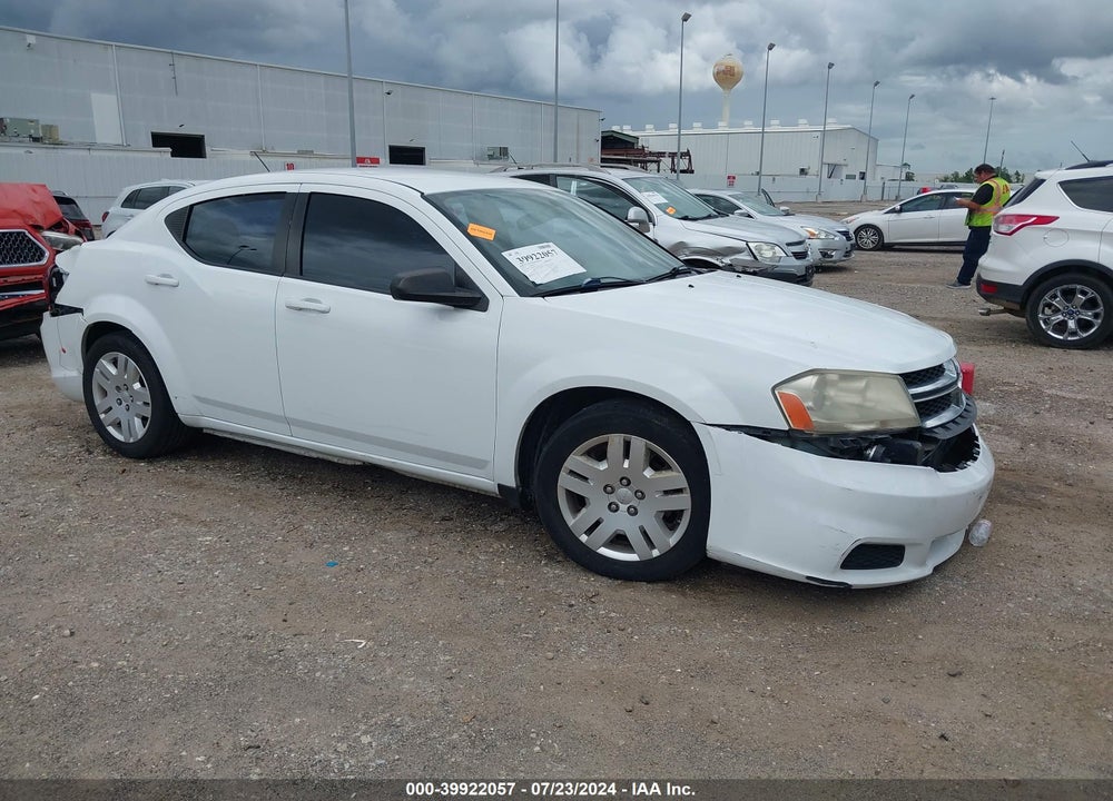 2013 DODGE AVENGER SE VIN: 1C3CDZAB7DN677534