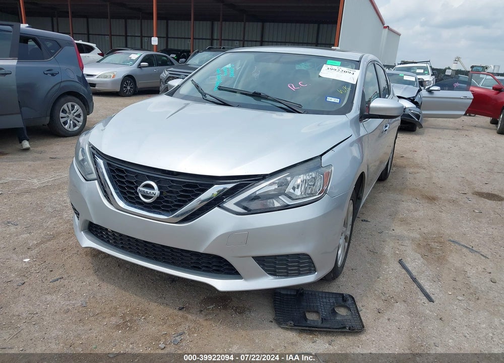 2017 NISSAN SENTRA SV VIN: 3N1AB7AP6HY353513