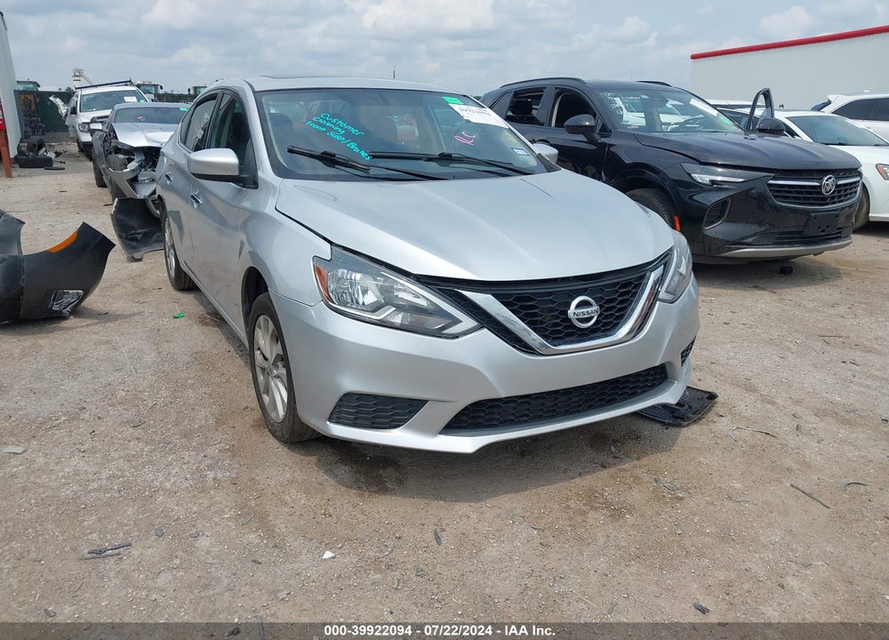 2017 NISSAN SENTRA SV VIN: 3N1AB7AP6HY353513