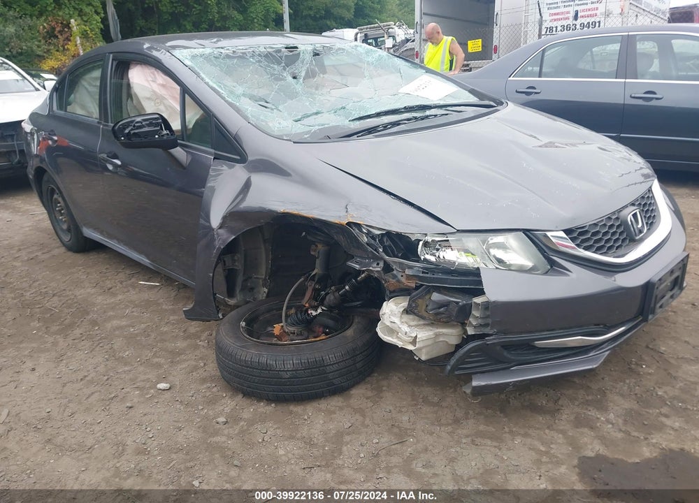 2014 HONDA CIVIC LX VIN: 2HGFB2F55EH515504
