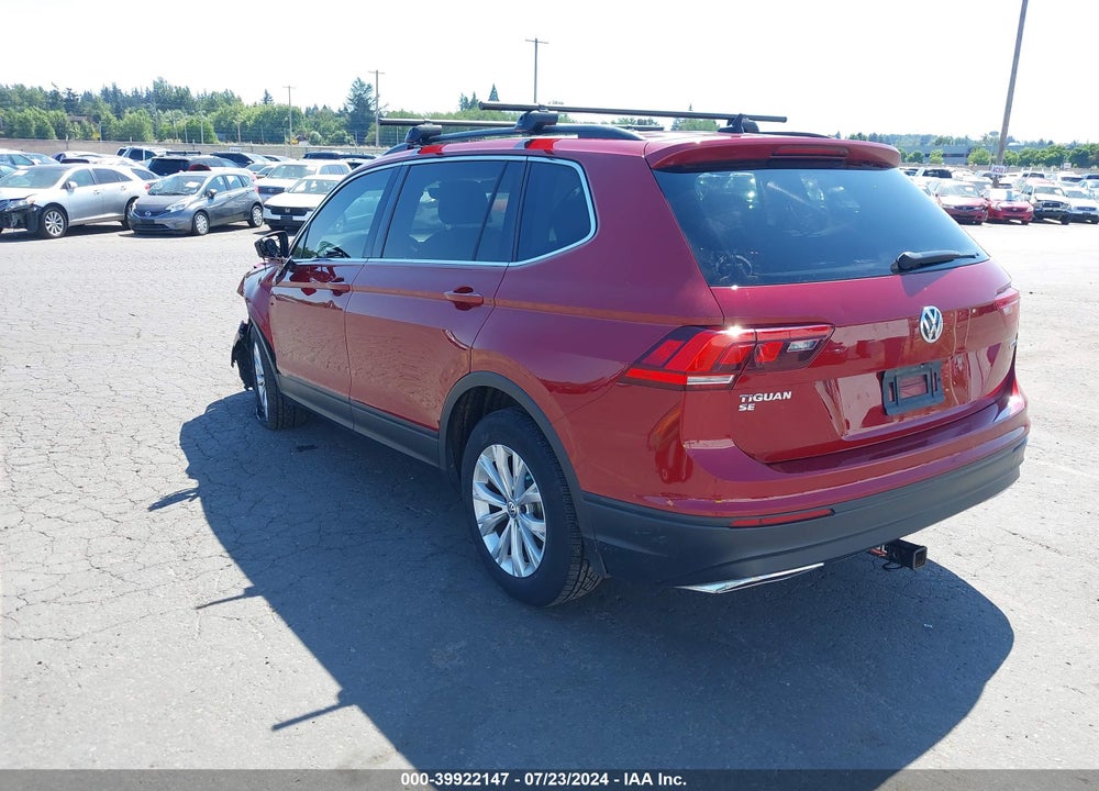 2019 VOLKSWAGEN TIGUAN 2.0T SE/2.0T SEL/2.0T SEL R-LINE/2.0T SEL R-LINE BLACK VIN: 3VV2B7AX2KM040024