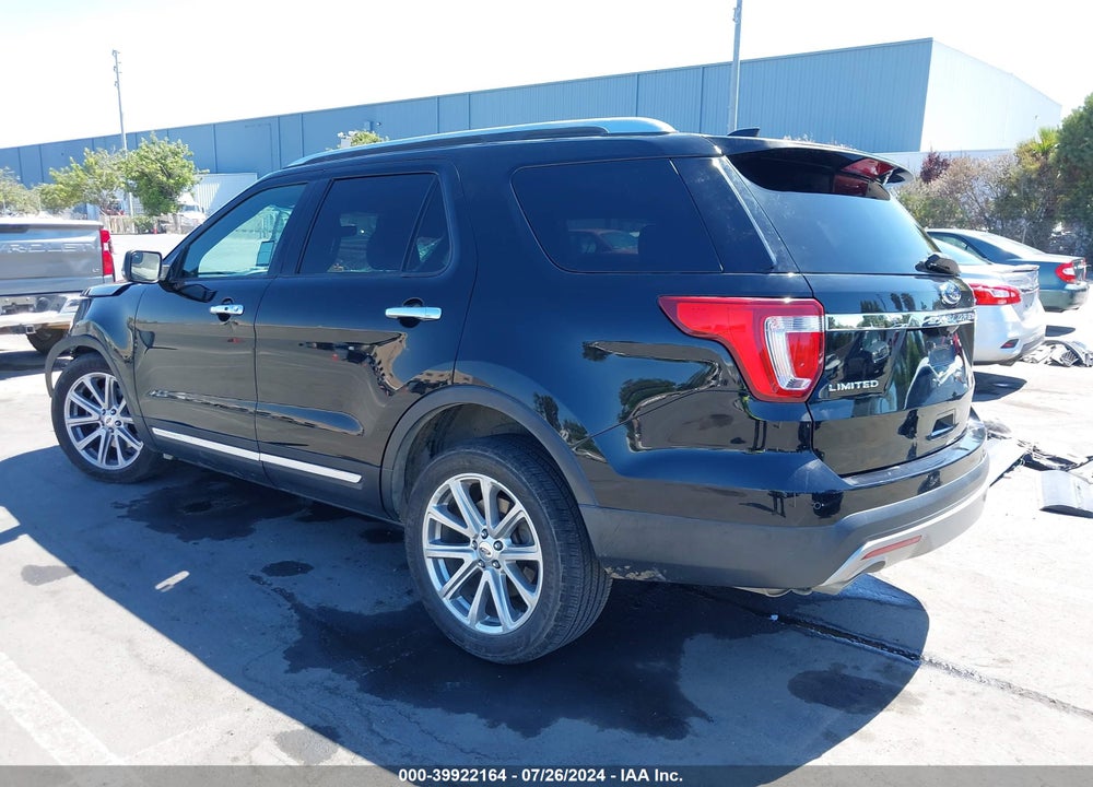 2017 FORD EXPLORER LIMITED VIN: 1FM5K7F87HGB83773