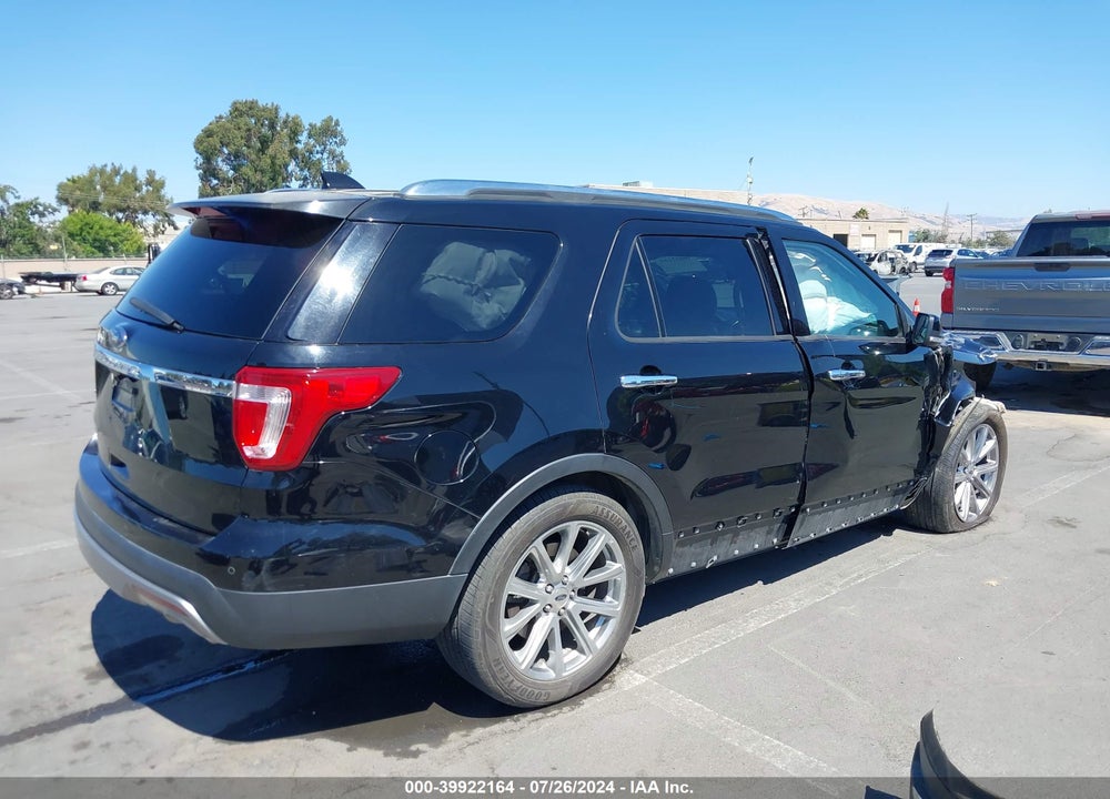 2017 FORD EXPLORER LIMITED VIN: 1FM5K7F87HGB83773